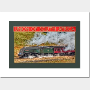 A4 Union of South Africa and Nameplate Posters and Art